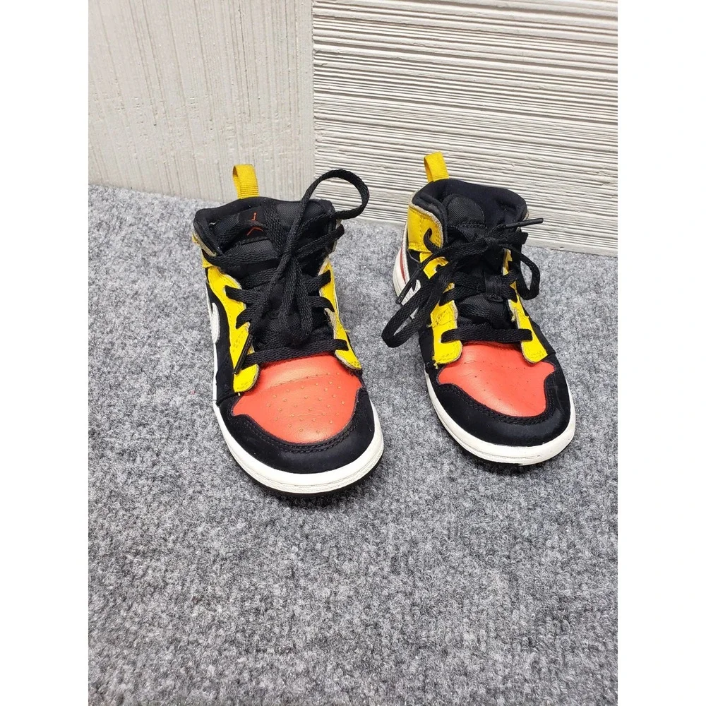 Nike Air Jordan Toddler Sneakers 9C Multicolor Lace Up Round Toe Comfort Casual